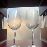 Wavy Wine Glasses (2)