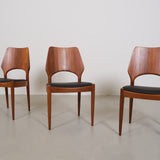 Arne Hovmand Olsen teak chairs - set of 6