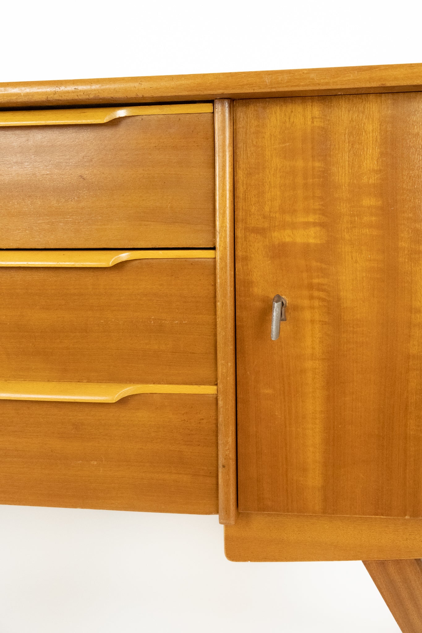 Vintage Retro Teakhouten Dressoir Jaren 60