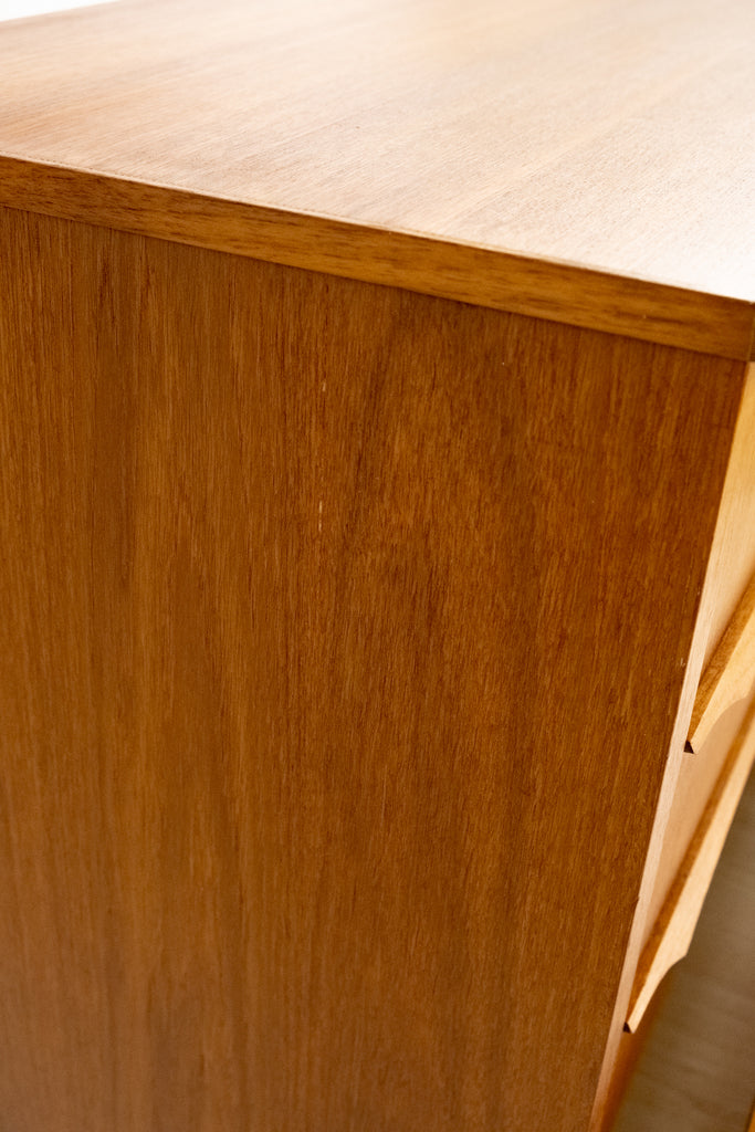 Vintage Deense Teakhouten Ladekast 