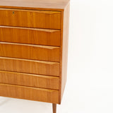 Vintage Deense Teakhouten Ladekast 