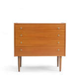 Teak wooden chest of drawers by Anton Slotboom for Lockwood