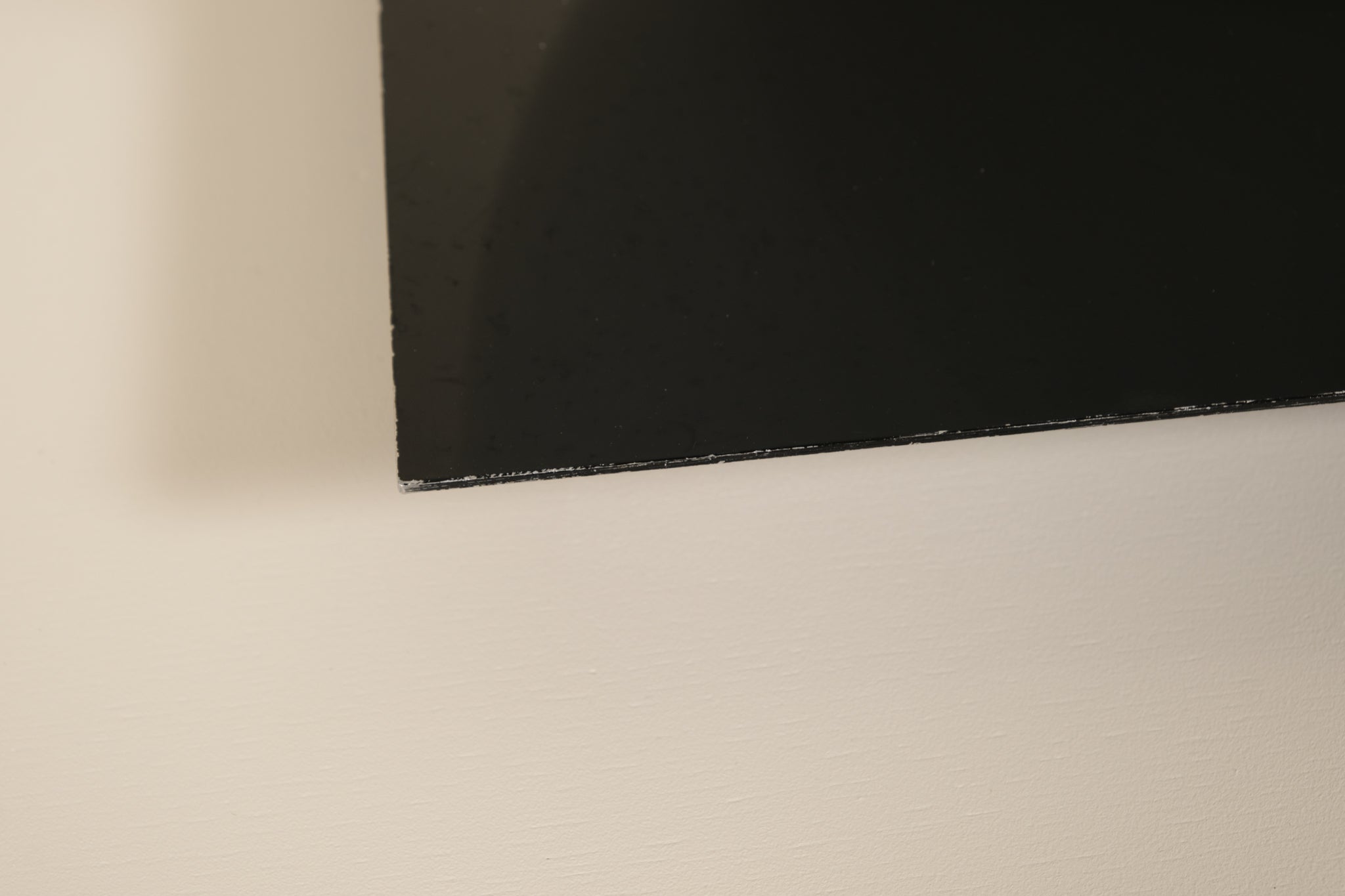 Close up metal plate of lamp