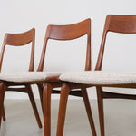 Set of Boomerang chairs by Alfred Christensen - set of 4