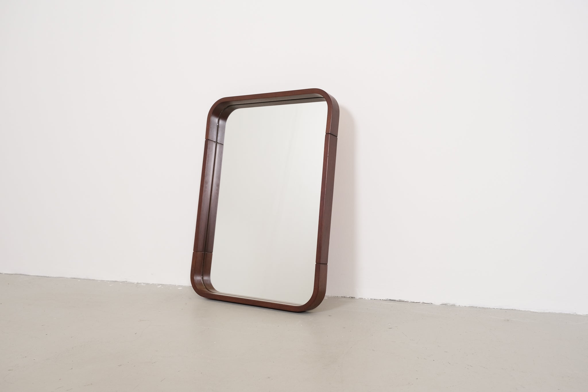 Wooden Italian design mirror