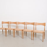 Bernhard Pedersen & Søn dining chairs model 142 - set of 5