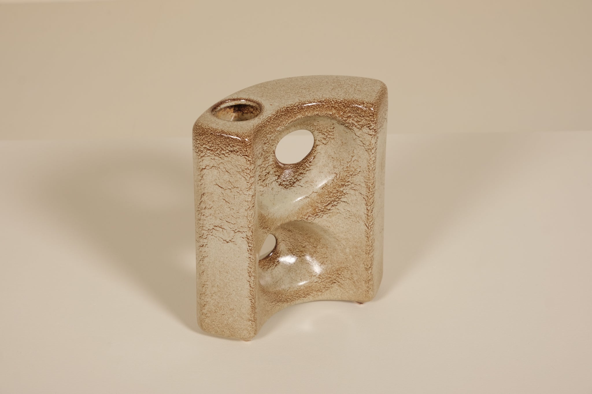 Italian vase with earthy tones