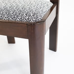 Brutalist eetset met 6 stoelen