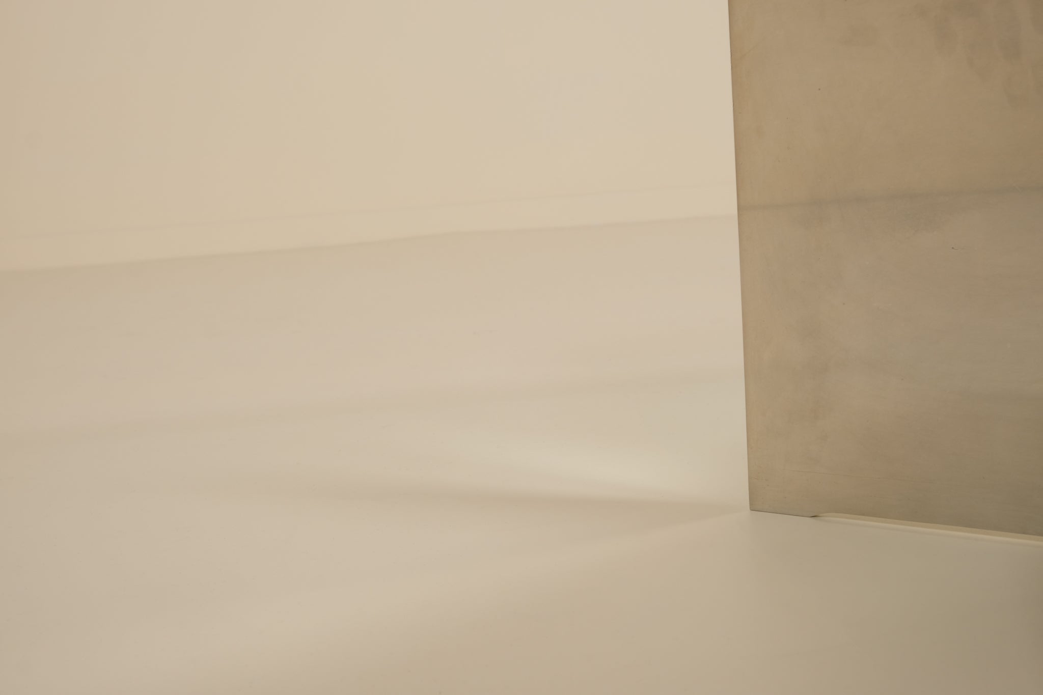 Close up of metal base of coffee table