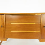 Vintage Retro Teakhouten Dressoir Jaren 60