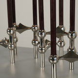 Chrome Candleholders Werner Stoff & Hans Nagel