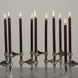 Chrome Candleholders Werner Stoff & Hans Nagel