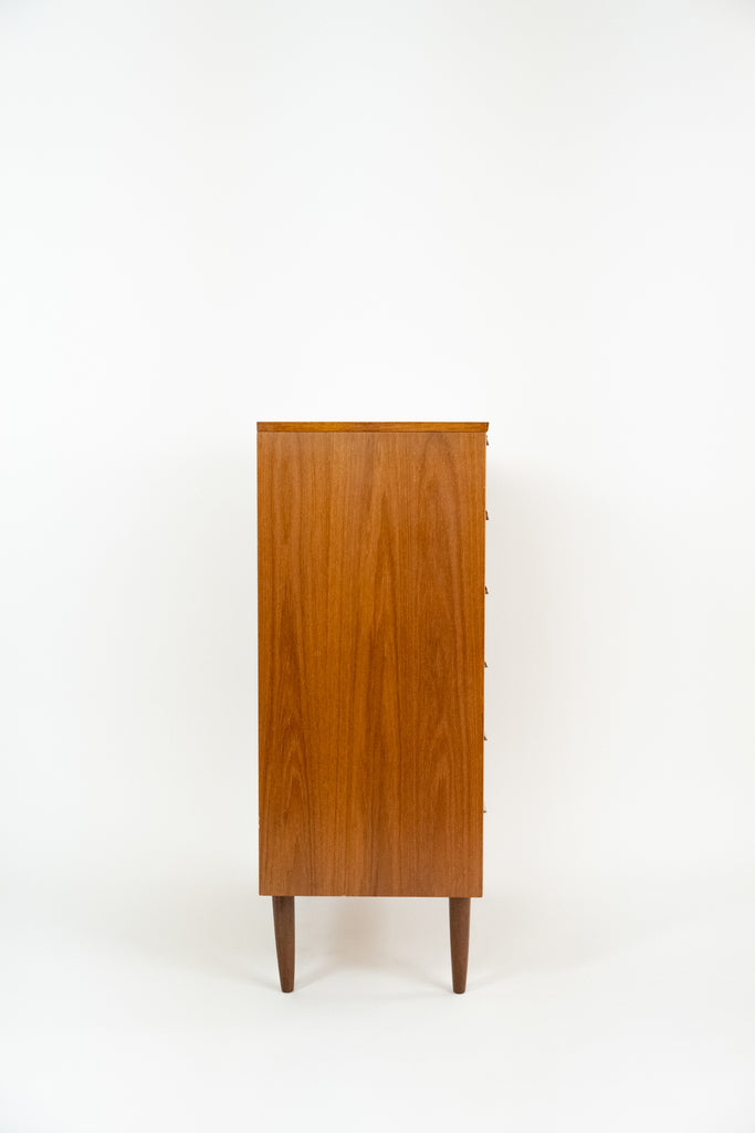 Vintage Deense Teakhouten Ladekast 