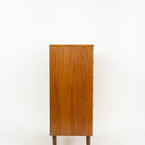 Vintage Deense Teakhouten Ladekast 