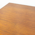 Groot organisch teak bureau Hartmut Lohmeyer voor Wilkhahn