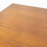 Groot organisch teak bureau Hartmut Lohmeyer voor Wilkhahn