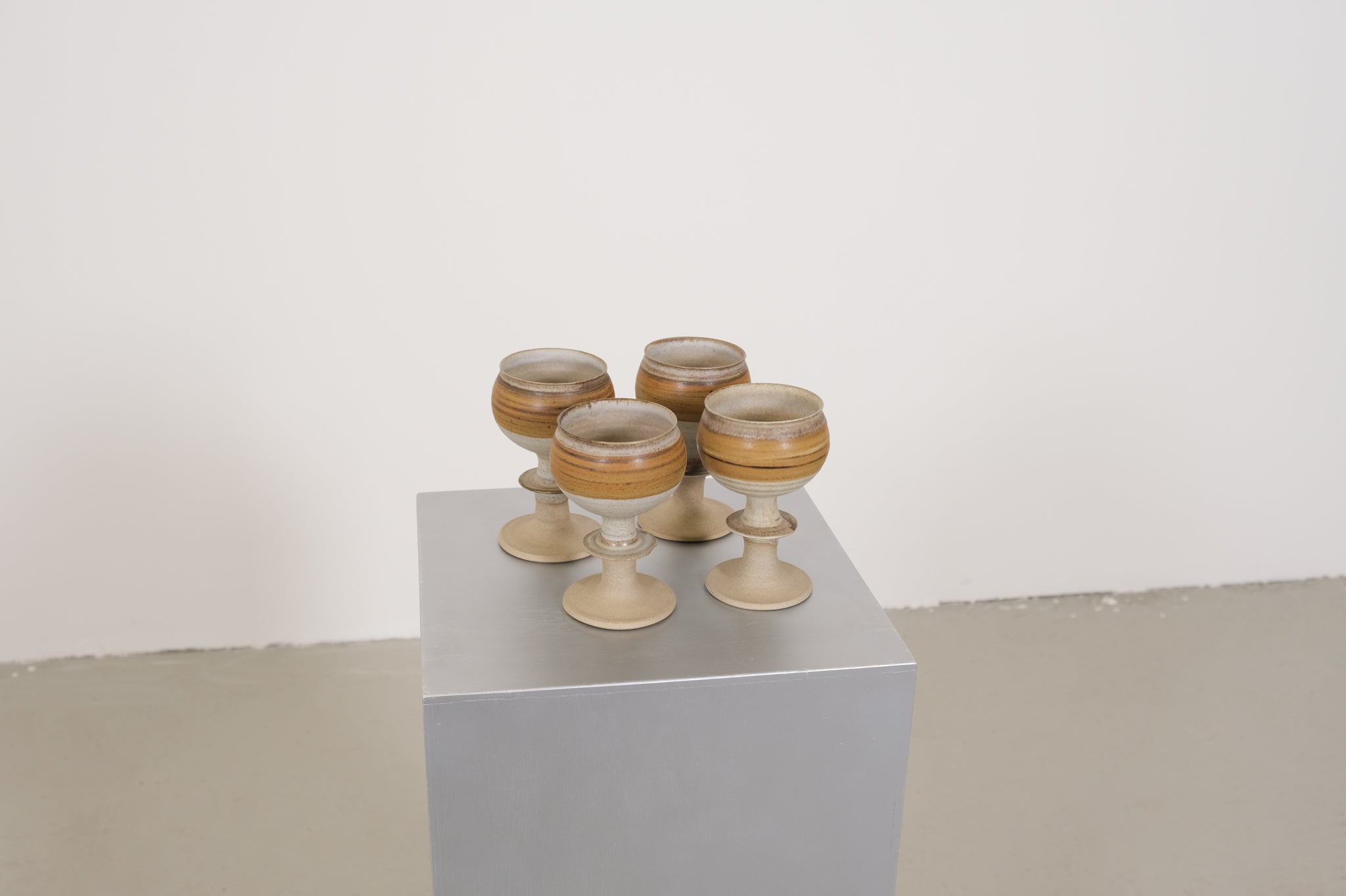 Ceramic wine glasses/mugs by Conwy Pottery
