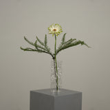 Modern Glass Relief Cylinder Vase