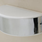 Chrome wall lamps by Glashütte Limburg 1970s