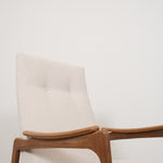Vintage mid-century teak armchair
