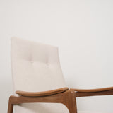 Vintage mid-century teak armchair