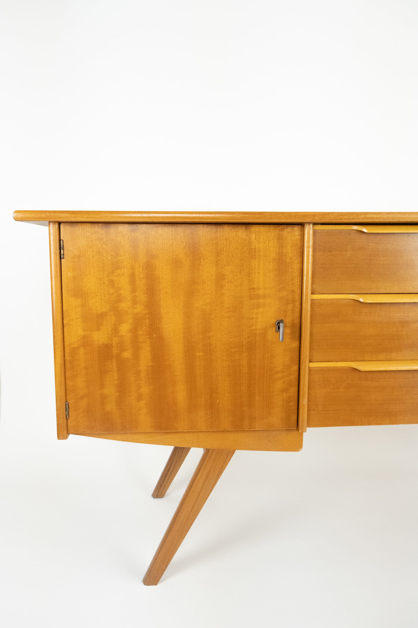 Vintage Retro Teakhouten Dressoir Jaren 60