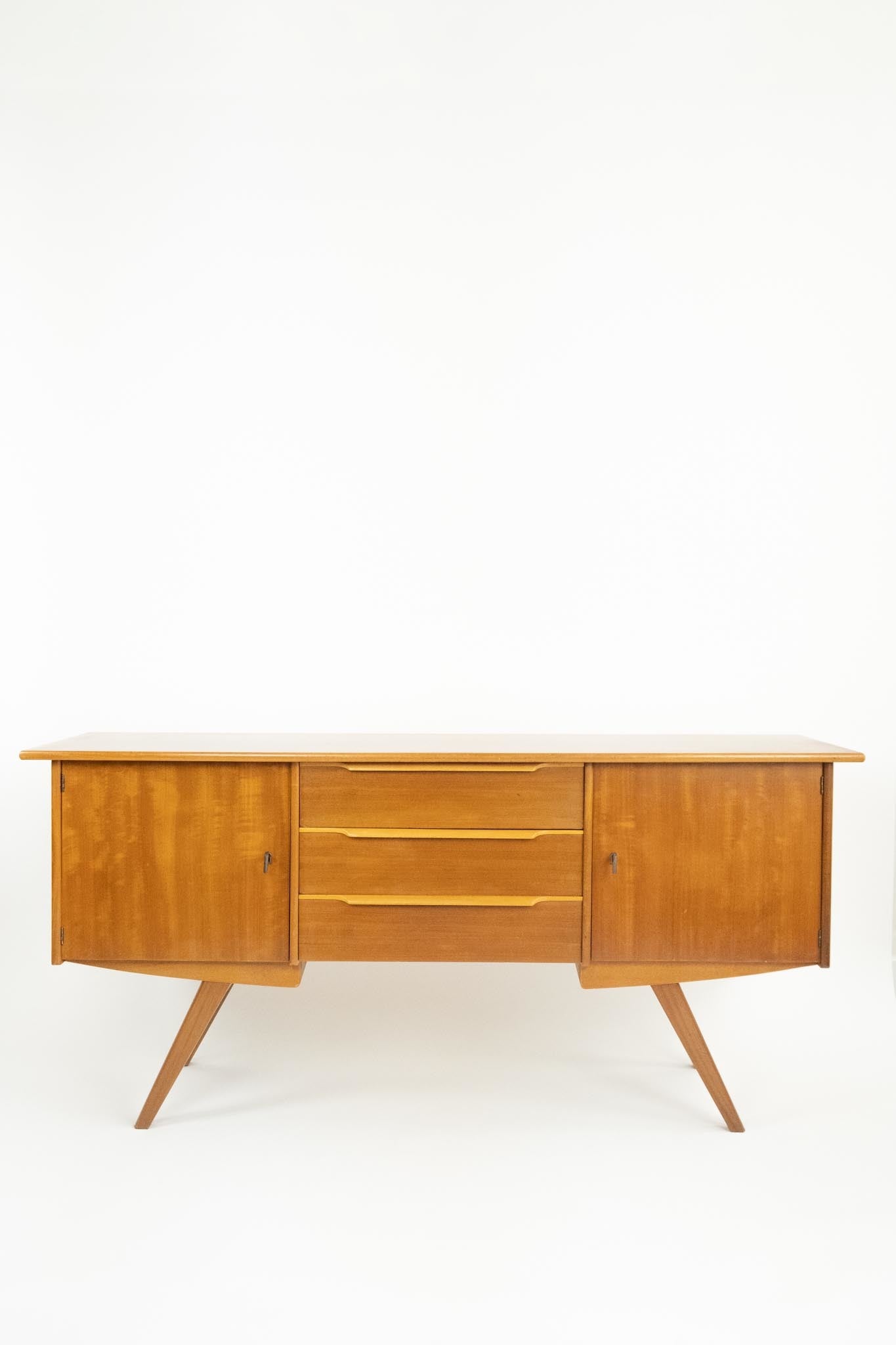 Vintage Retro Teakhouten Dressoir Jaren 60