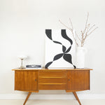 Vintage Retro Teakhouten Dressoir Jaren 60