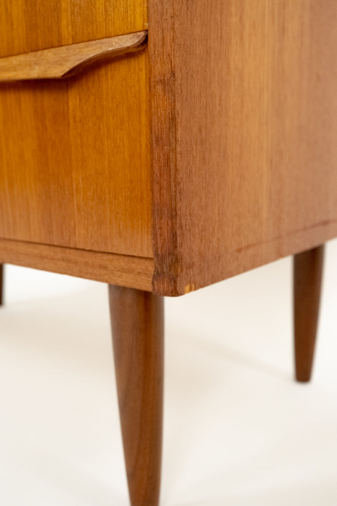 Vintage Deense Teakhouten Ladekast 