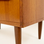 Vintage Deense Teakhouten Ladekast 