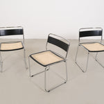 Webbing dining chairs Italian design - set of 5