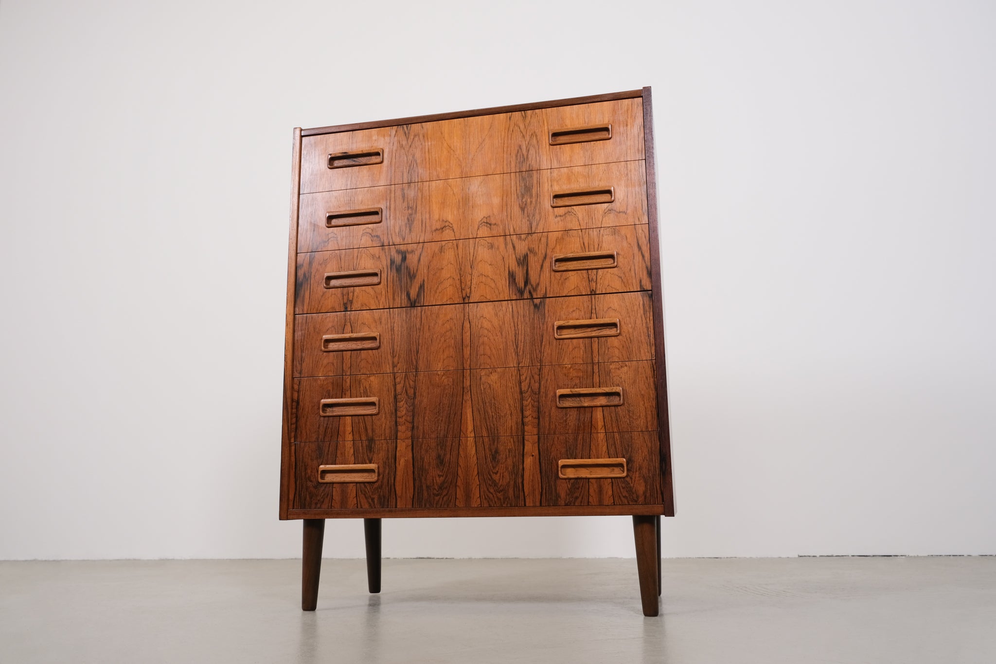 Danish rosewood chest of drawers by Westergaard Møbelfabrik