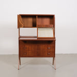 Danish teak secretary desk by FBD Møbler