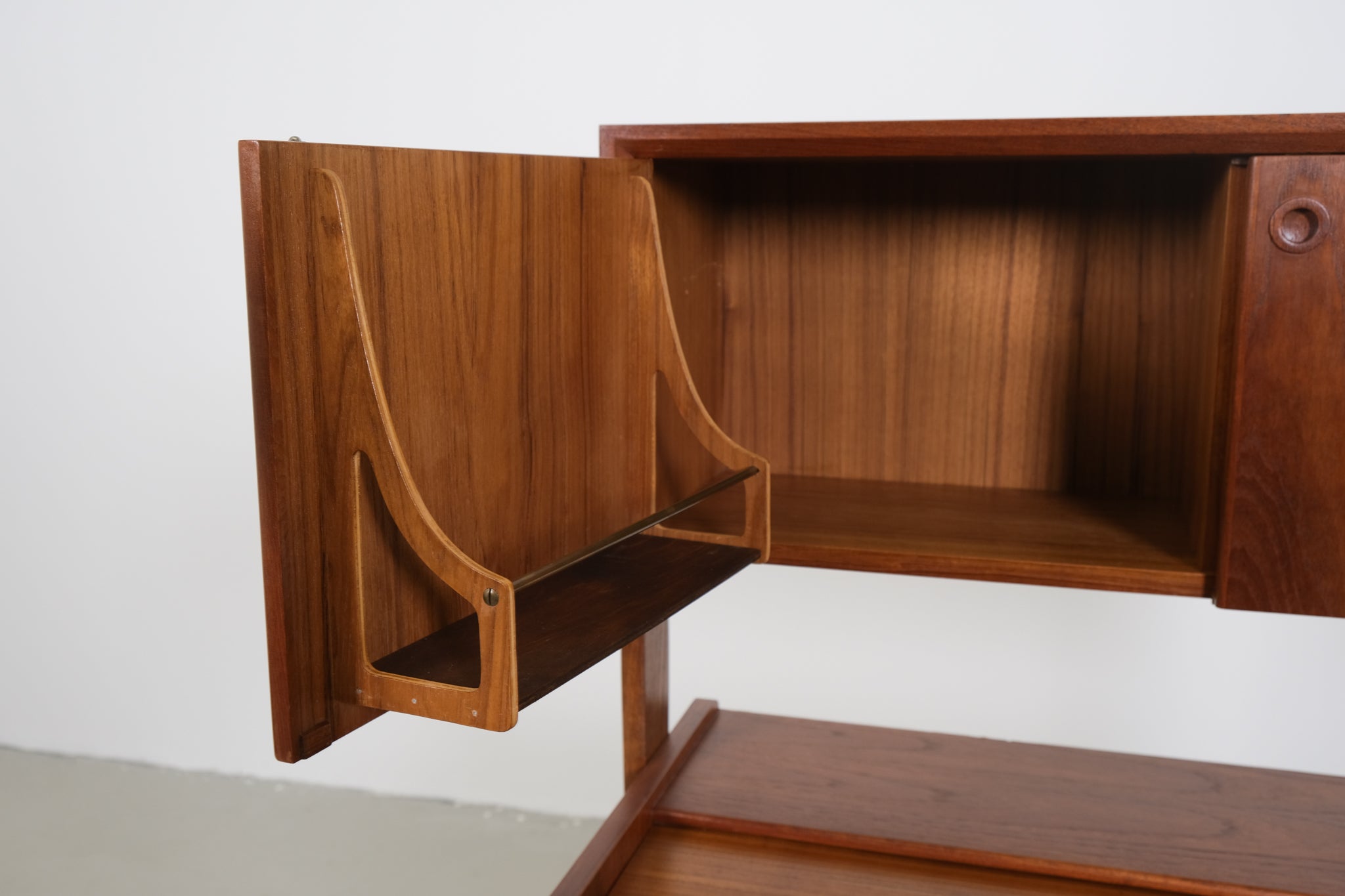 Danish teak secretary desk by FBD Møbler