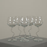 Vintage Swirl Liqueur Glasses