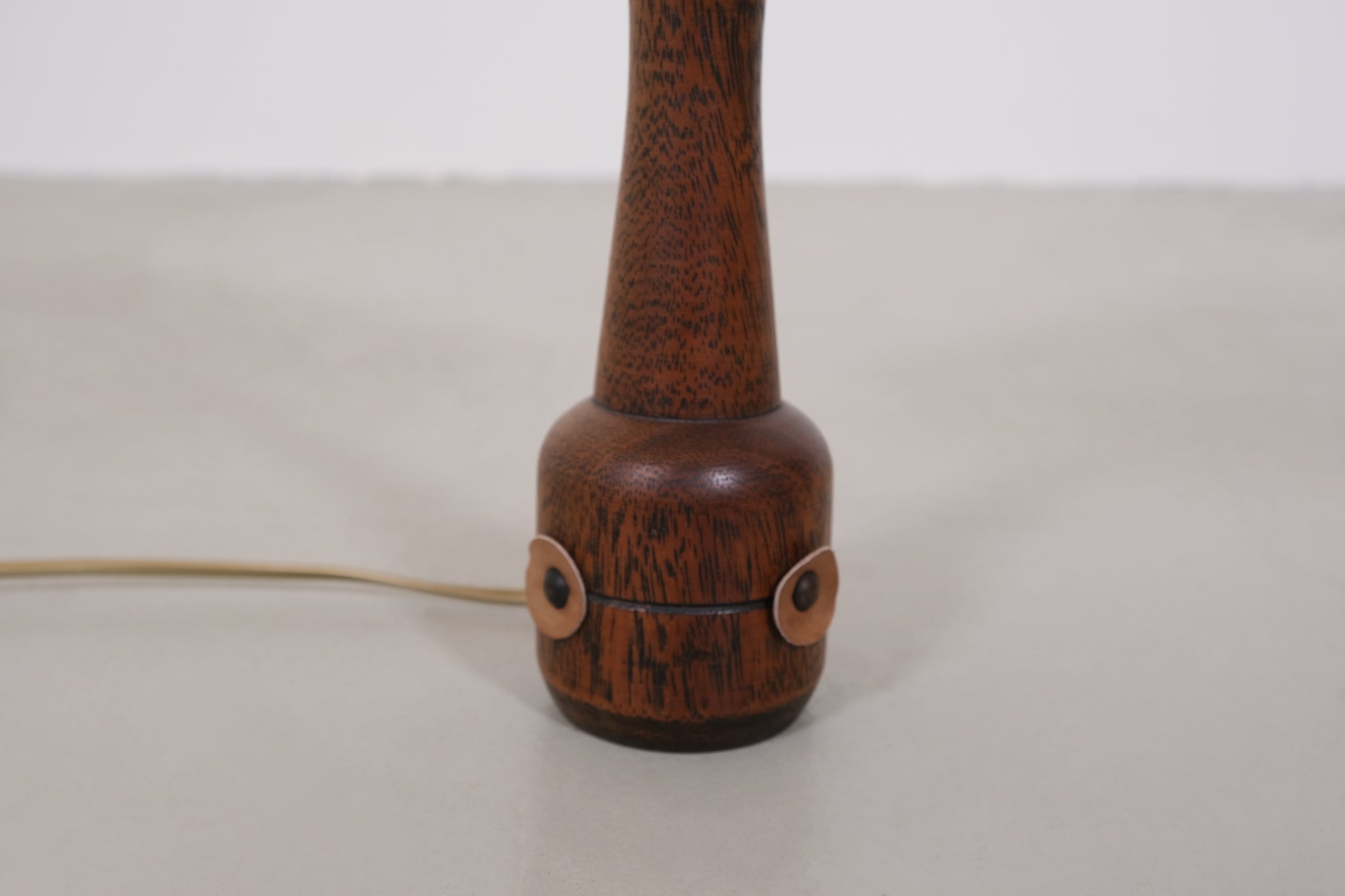 Vintage wooden table lamp