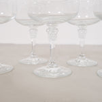Vintage champagne glasses
