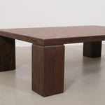 Brutalist coffee table by Middelboe & Lindum for Tranekaer