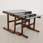 Manou nesting tables rotan