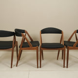 Kai Kristiansen 31 Schou Andersen Møbelfabrik chairs - set of 4