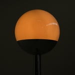lamp on a chrome stand 