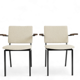 Chairs with metal frames set