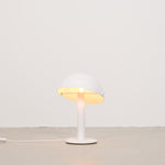 Metal mushroom table lamp