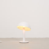 Metal mushroom table lamp