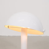 Metal mushroom table lamp