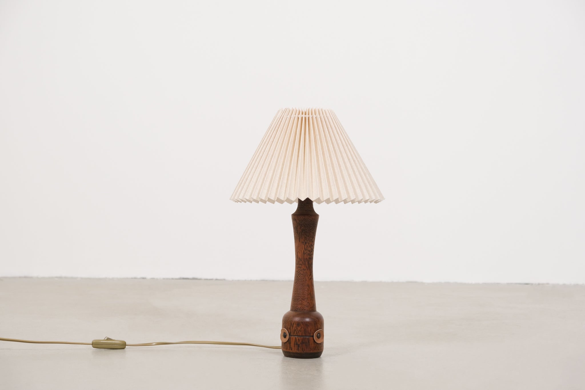 Vintage wooden table lamp