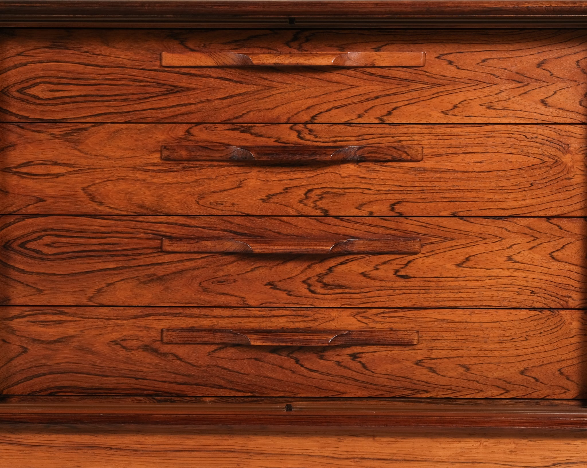 Close-up of sideboard drawers