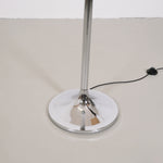 Italian Space Age Floor Lamp in Chrome