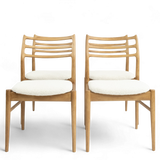 Organic dining chairs set