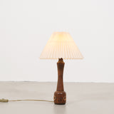 Vintage wooden table lamp